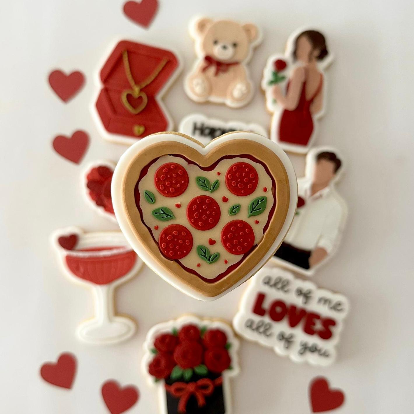 VALENTINSTAG 2026 27 - Herzförmige Pizza