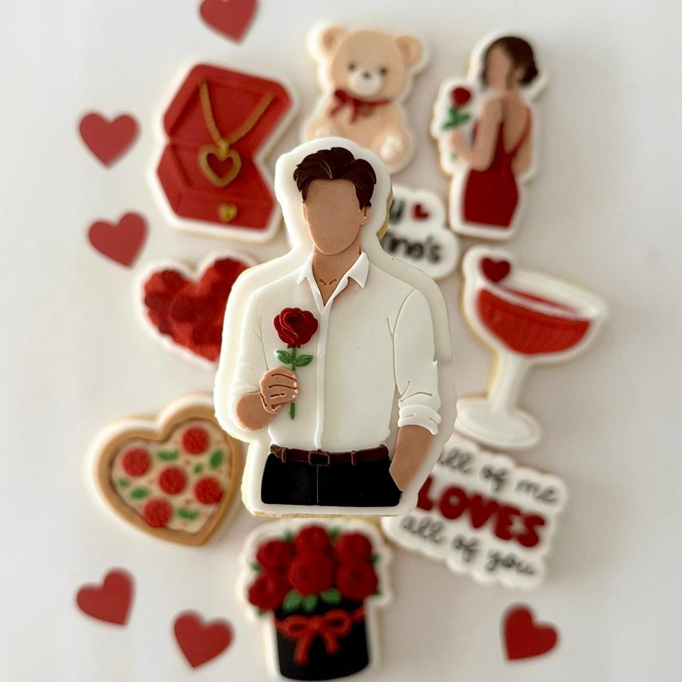 VALENTINSTAG 2026 26 - Mann mit Rose